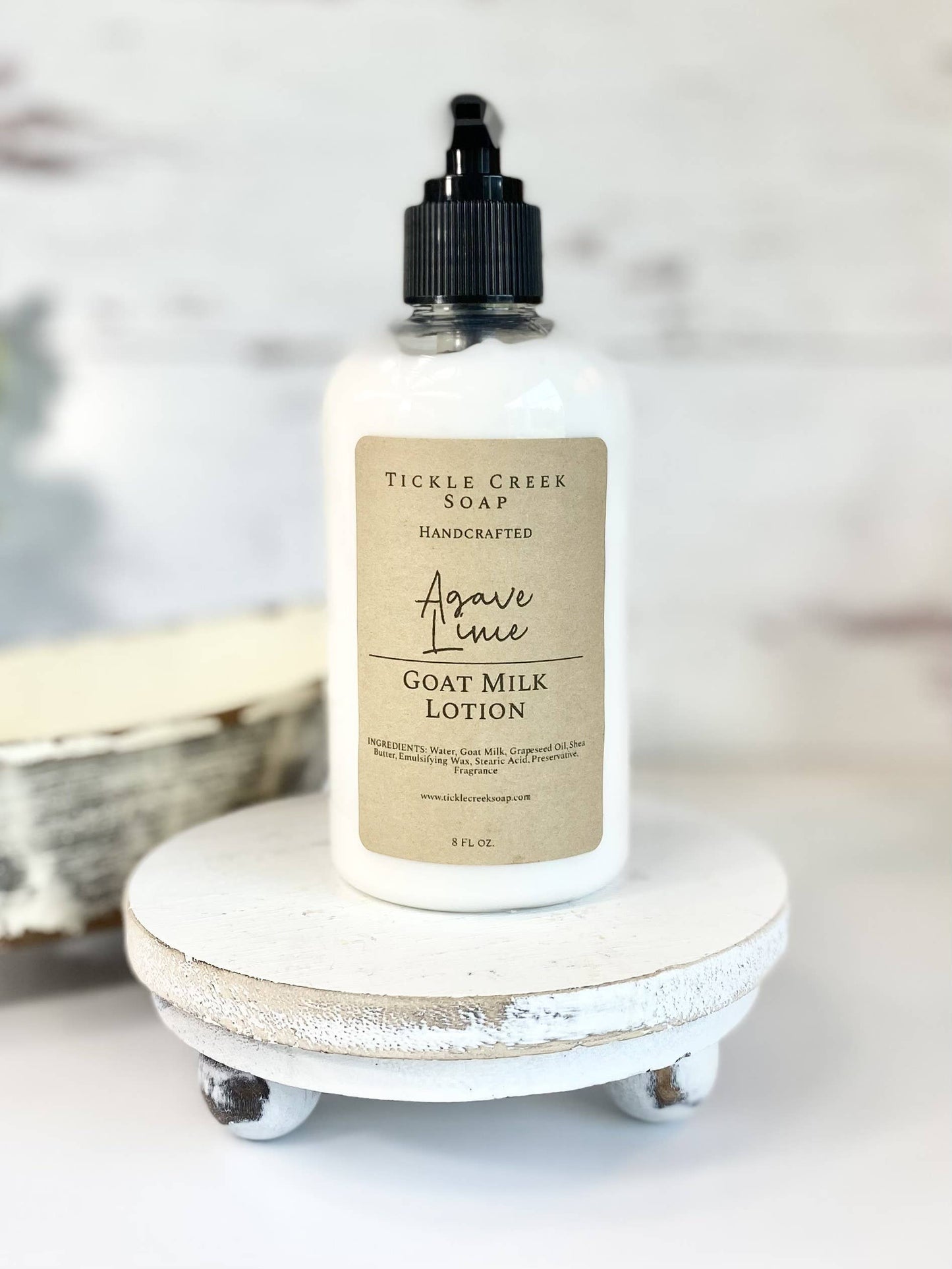 Goat Milk Lotion – Lightweight, Non-Greasy Pump: Vanilla