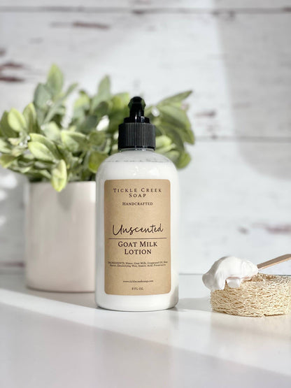 Goat Milk Lotion – Lightweight, Non-Greasy Pump: Vanilla