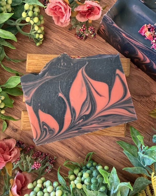 Black Rose Bar Soap | Nourishing Handmade Artisan