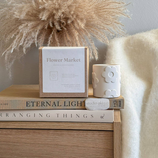 Flower Market Soy Wax Candle | Orange Blossom